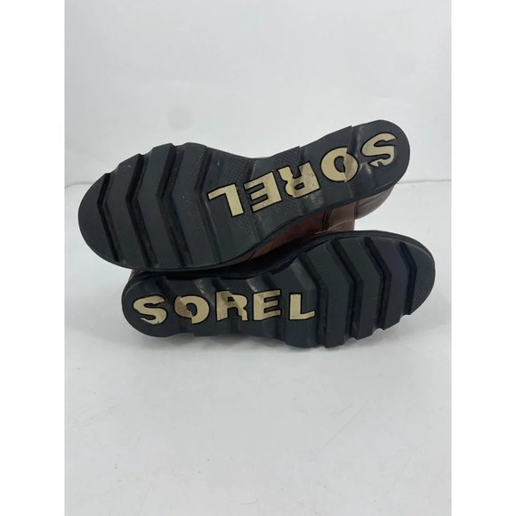 Sorel Women's Joan Of Arctic Wedge Cattail Red NL3018 908 Lace Wedge Boot SZ 10 - Picture 11 of 11